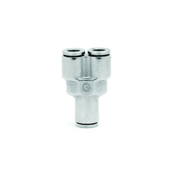 Camozzi #Nd6560 04-00, Super Rapid Fitting Dot Nps, Union "Y", 1/4" OD ND6560 04-00